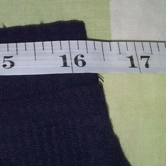 Source Unknown Women's Dark Blue Floral Pencil Midi Skirt Size 14 - Picture 7 of 9